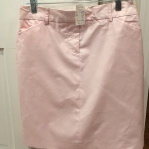 JCrew pink pencil skirt